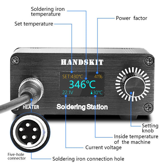 DC SOLDERING STATION-T12D - HANDSKIT