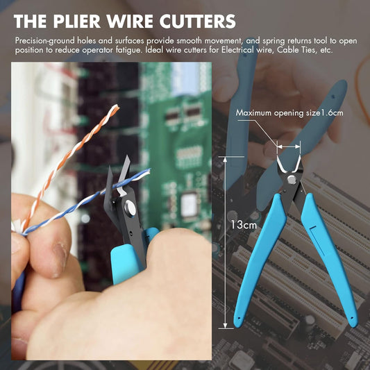 Soldering Iron Station Kit, 72W Digital Display with Adjustable Temperature (150°C - 480°C), OLED Display, Auto Sleep Function, 2 Tips, 50g Solder Wire, Solder Sucker, Tweezers - HANDSKIT