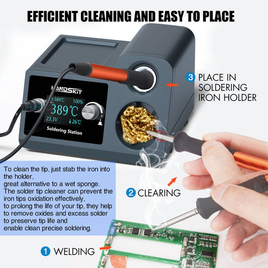 Soldering Station - Dark gray ST12A - HANDSKIT