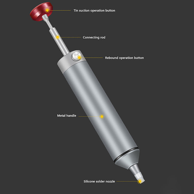 Solder Sucker,HANDSKIT Gun Solder Iron Cleaner 02