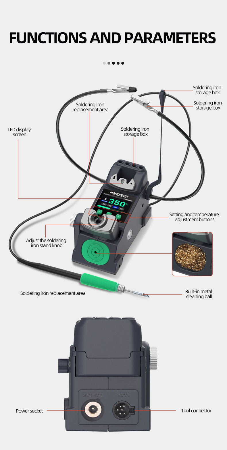 210 SOLDERING STATION-S5 - HANDSKIT