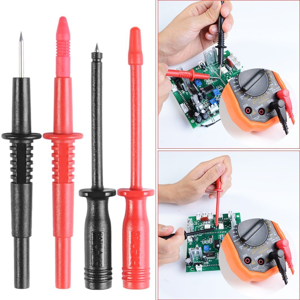 22 in 1 Multimeter Test Leads Set with Electrical Alligator Clips and Soft Silicone Probes - HANDSKIT