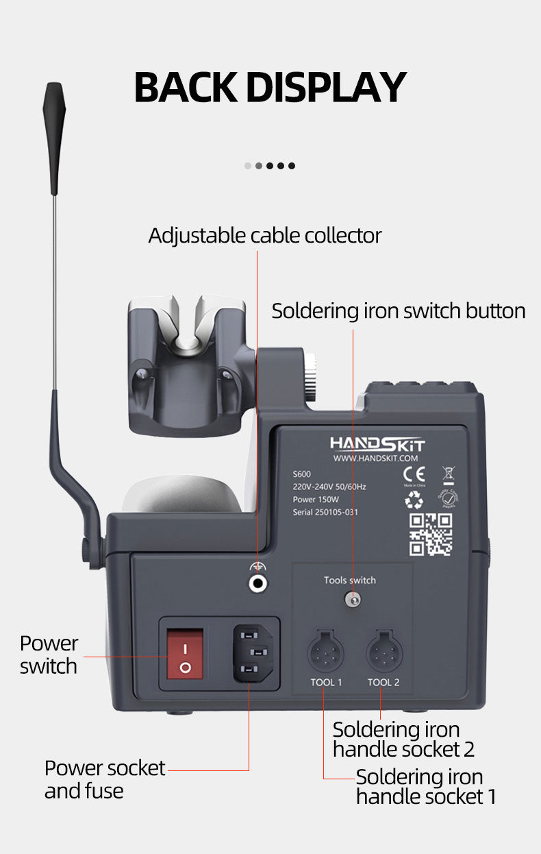 AC transformer soldering station S600