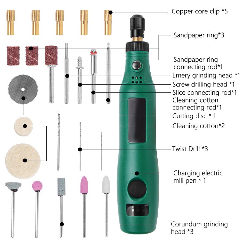 Charging electric mill pen - 3.6v - HANDSKIT