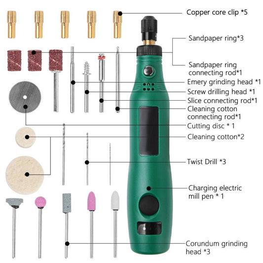 Charging electric mill pen - 3.6v - HANDSKIT