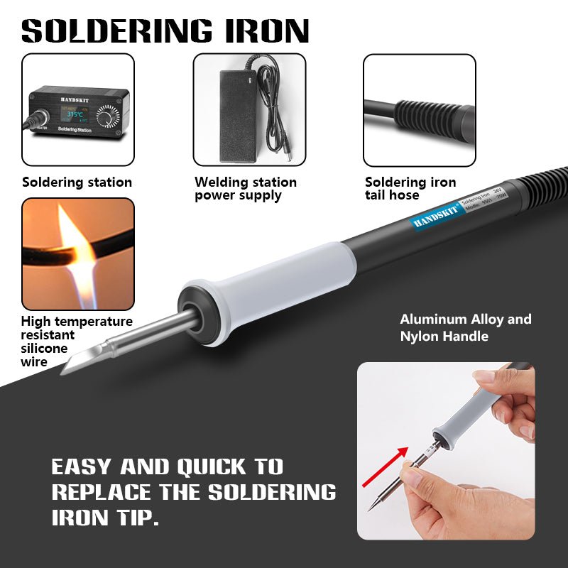 DC SOLDERING STATION-T12D - HANDSKIT