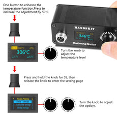 DC SOLDERING STATION-T12D - HANDSKIT