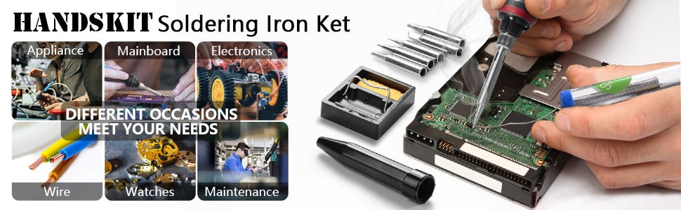Digital Display Soldering Iron - HANDSKIT