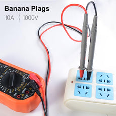 Electrical Multimeter Test Leads Set with Alligator Clips Test Hook Test Probes Lead Professional Kit 1000V 10A CAT.II - HANDSKIT