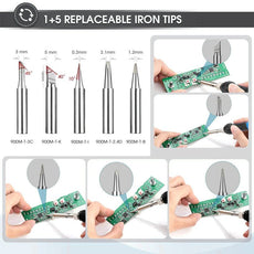 HIGH - POWER ADJUSTABLE CONSTANT - TEMPERATURE SOLDERING IRON - 926 - HANDSKIT