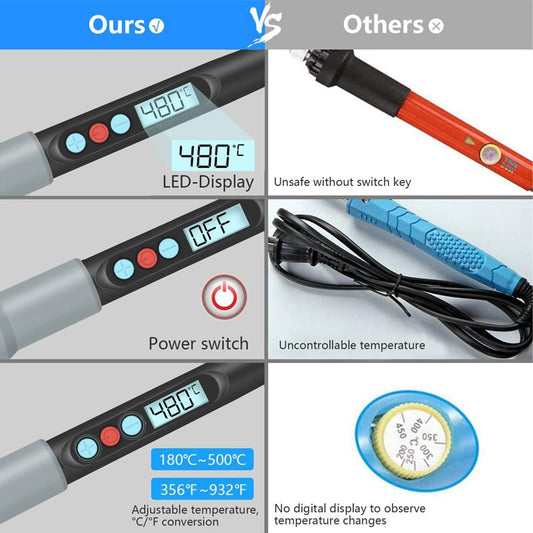 HIGH - POWER ADJUSTABLE CONSTANT - TEMPERATURE SOLDERING IRON - 926 - HANDSKIT