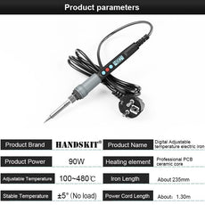 HIGH - POWER ADJUSTABLE CONSTANT - TEMPERATURE SOLDERING IRON - 926 - HANDSKIT