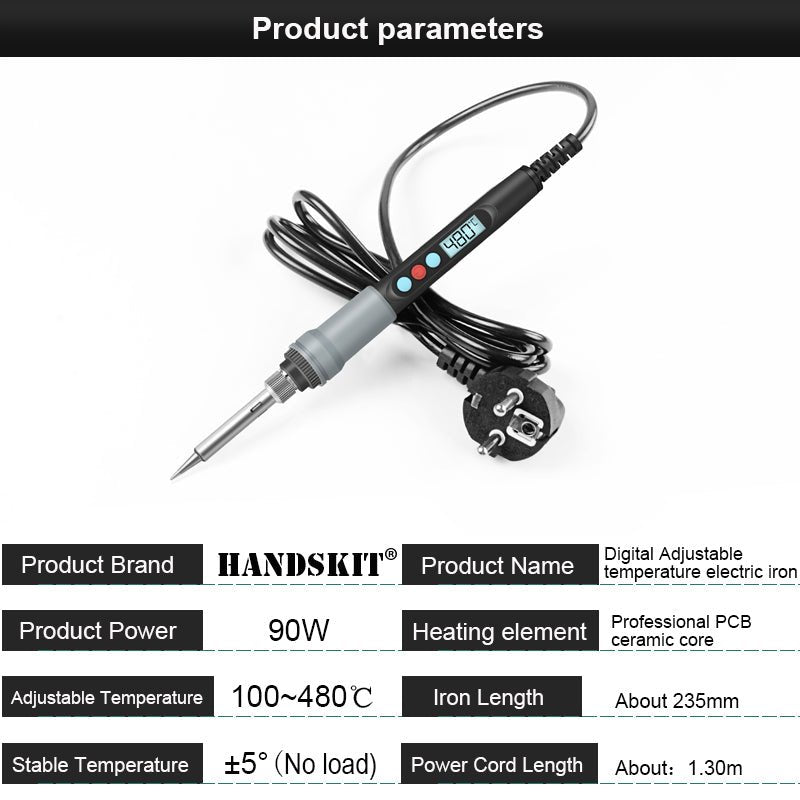 HIGH - POWER ADJUSTABLE CONSTANT - TEMPERATURE SOLDERING IRON - 926 - HANDSKIT
