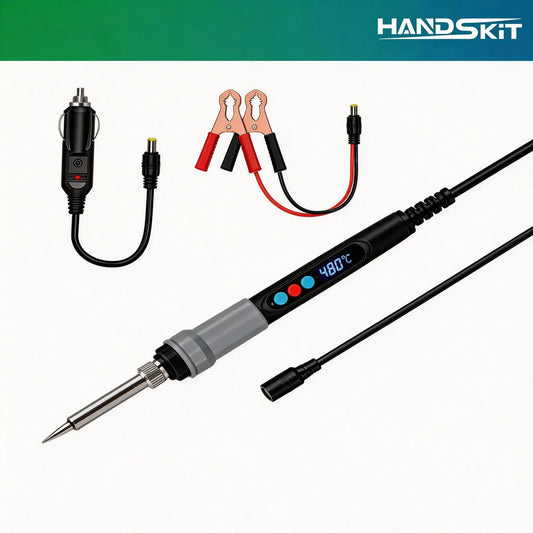 HIGH - POWER ADUSTABLE CONSTANT - TEMPERATURE SOLDERING IRON - 939 - HANDSKIT