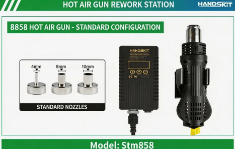 HOT AIR GUN REWORK STATION - HANDSKIT