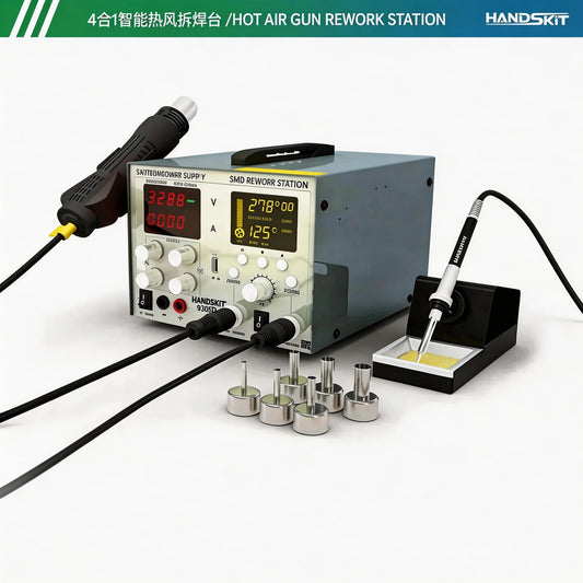 HOT AIR GUN REWORK STATION - 9305D - HANDSKIT