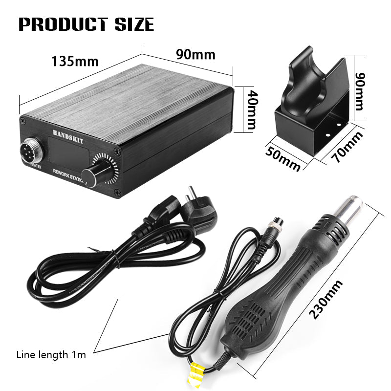 HOT AIR GUN REWORK STATION-stm858 - HANDSKIT