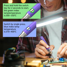 Purple Soldering Iron - B5V8W - HANDSKIT