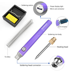 Purple Soldering Iron - B5V8W - HANDSKIT