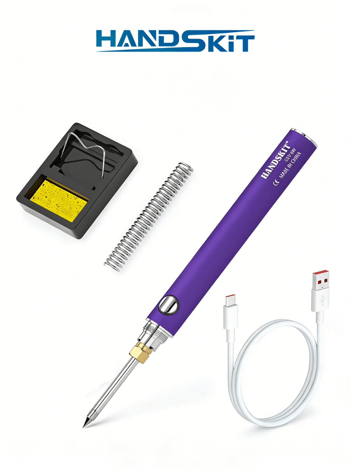 Purple Soldering Iron - B5V8W - HANDSKIT