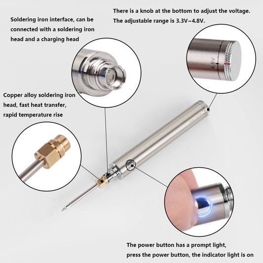 Rechargeable soldering iron - 5v - HANDSKIT