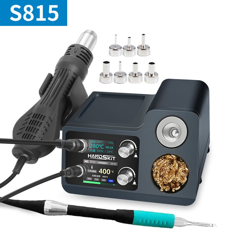 S810 /S812 /S815/S845 2IN1 HOT AIR GUN REWORK SOLDERING STATION - HANDSKIT