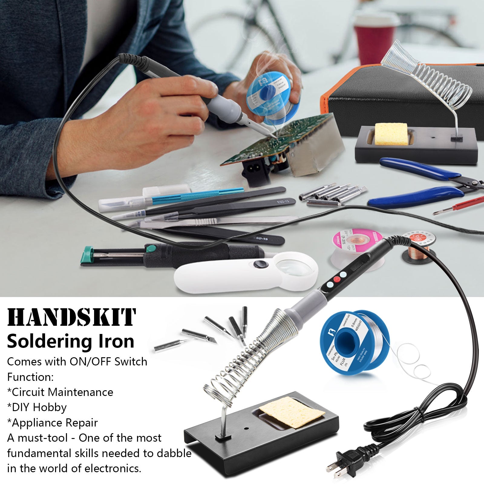 Saldering Iron - F - HANDSKIT