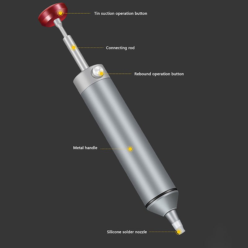 Solder Sucker,HANDSKIT Gun Solder Iron Cleaner 02 - HANDSKIT