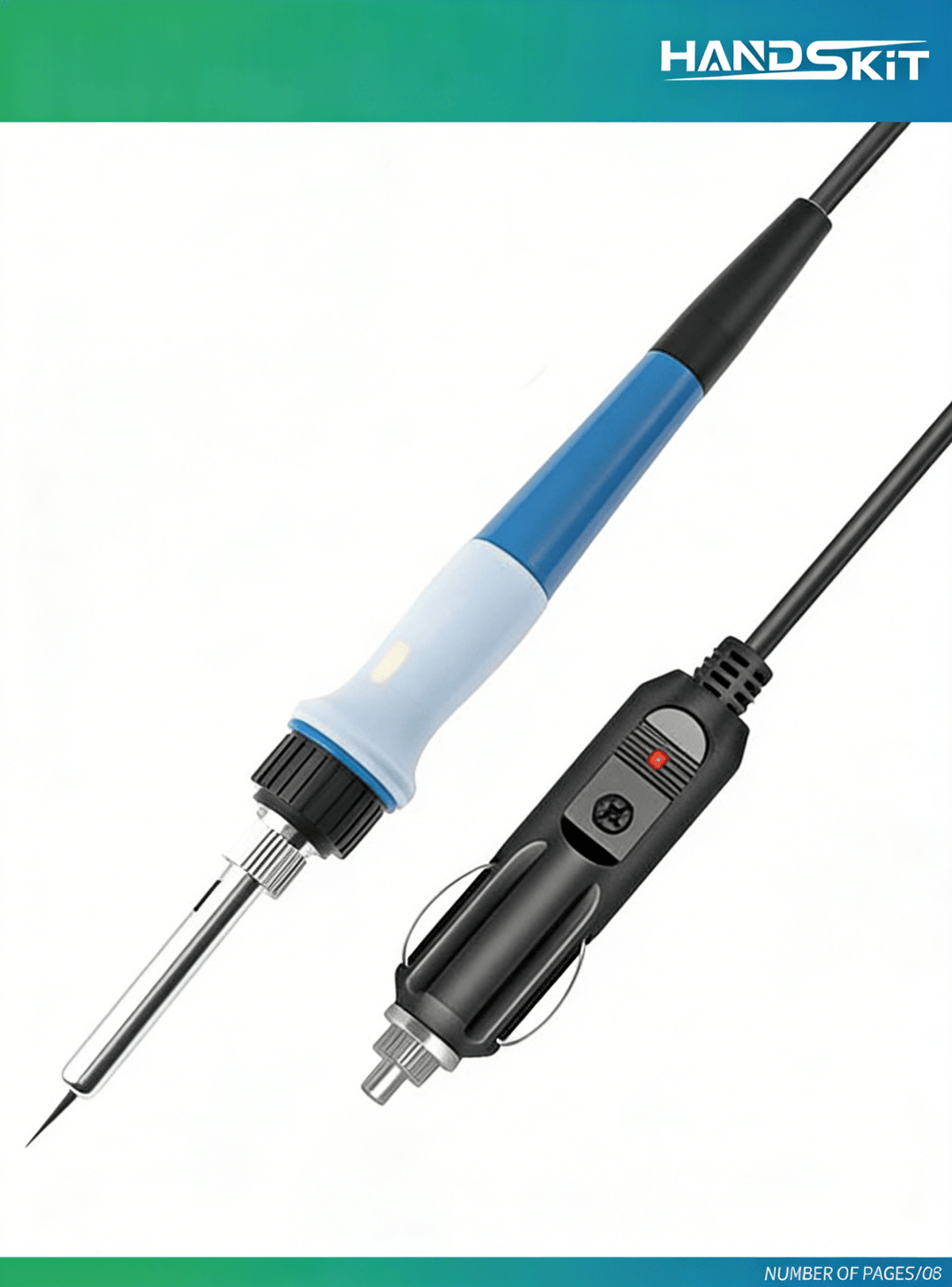 VEHICLE - MOUNTED CONSTANT - TEMPERATURE SOLDERING IRON - 902L - HANDSKIT
