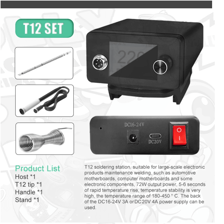 Wireless Battery SOLDERING STATION-H4 - HANDSKIT